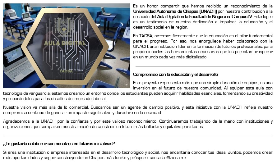 Colaboración UNACH